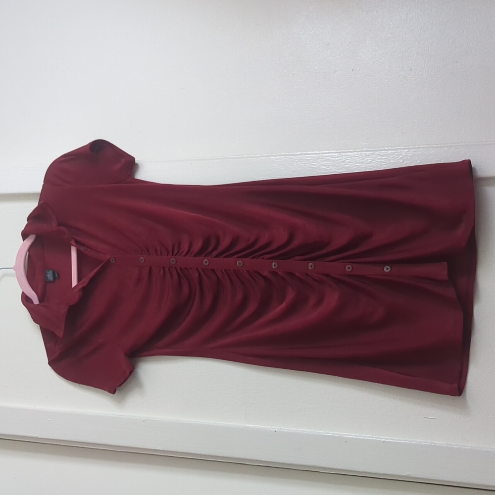 Size: Small dark red dress